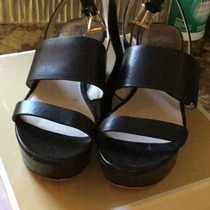 Michael Kors strappy wedge sandals